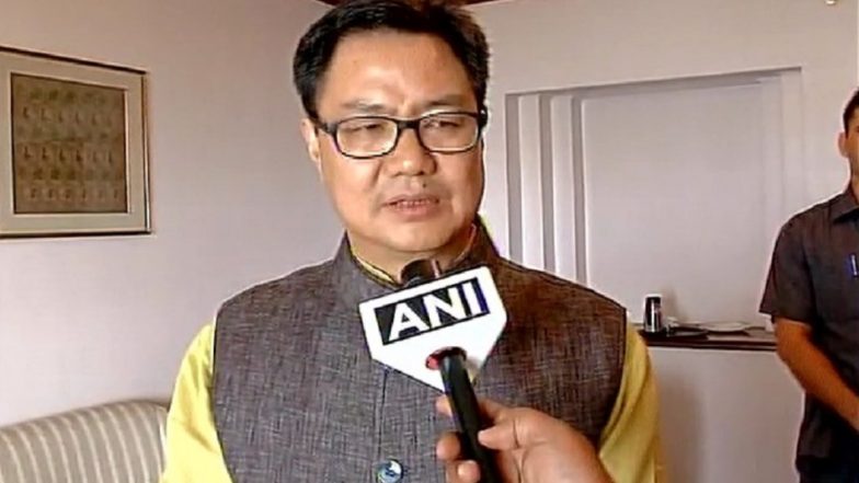 केंद्रीय खेल मंत्री किरण रिजिजू कोरोना पॉजिटिव, ट्वीट कर दी जानकारी