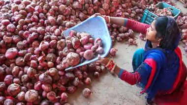Onion Price Hike: दिल्ली के गाजीपुर मंडी में थोक दाम बढ़ने से महंगी हुई प्याज, व्यापारी ने कहा-बाजार में 50-60 रुपये में बिकेगी