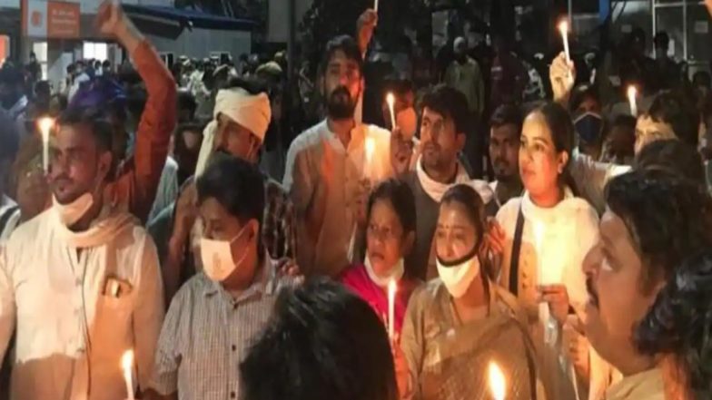 Hathras Gangrape: हाथरस दुष्कर्म मामले के बाद 'दलित बेटी को न्याय दो' के नारे से गूंज उठा DND