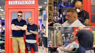 Sanjay Dutt New Look: कैंसर से जूझ रहे संजय दत्त ने बदला अपना लुक, सलून से मेकओवर का ये Video हुआ Viral