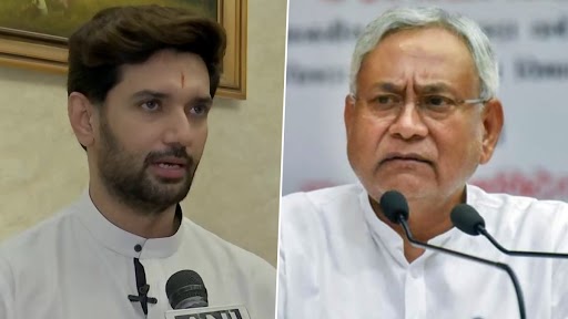 Bihar Assembly Elections 2020: चिराग पासवान ने नीतीश कुमार पर साधा निशाना कहा- 'सबसे भ्रष्ट मुख्यमंत्री'