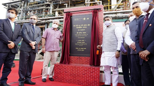 दिल्ली: परिवहन मंत्री कैलाश गहलोत ने HCNG संयंत्र और वितरण स्टेशन का किया उद्घाटन