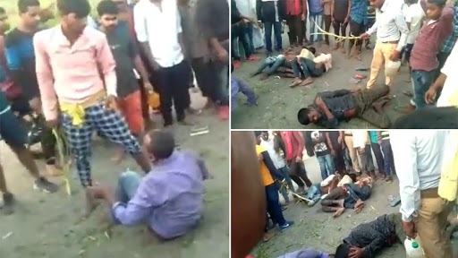 Prayagraj: मोबाइल चोरी के शक में पांच युवकों की बेरहमी से हुई पिटाई, वीडियो देख आप भी रह जाएंगे दंग