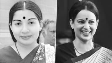 Jayalalithaa: जयललिता की पुण्यतिथि पर कंगना रनौत ने दी श्रद्धांजलि, शूटिंग सेट से शेयर की जया अम्मा की तस्वीरें