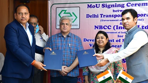 दिल्ली सरकार का बड़ा समझौता, बहु-स्तरीय बस डिपो निर्माण और डीटीसी संपत्तियों के पुनर्विकास के लिए एनबीसीसी के साथ MOU पर हस्ताक्षर