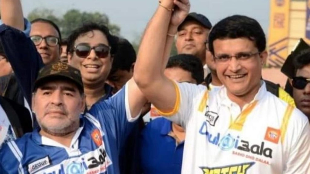 डिएगो माराडोना के निधन से शोक में सौरव गांगुली