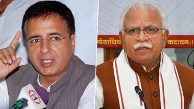 Randeep Surjewala Attacks on Haryana Govt: हरियाणा में मेडिकल कॉलेज की फीस बढाकर 40 लाख करने के फैसले पर रणदीप सुरजेवाला का पलटवार, कहा-खट्टर सरकार ने गरीब के बेटा-बेटी का डॉक्टर बनने का सपना तोड़ा