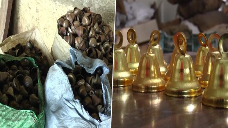 Bell Business Affected by COVID-19: कोरोना संकट के चलते मेले, त्योहारों आदि पर लगी पाबंदियों से यूपी के अलीगढ में घंटियों का व्यापार प्रभावित, फैक्ट्री मालिक ने कहा-काफी फंसा हुआ महसूस कर रहा हूं
