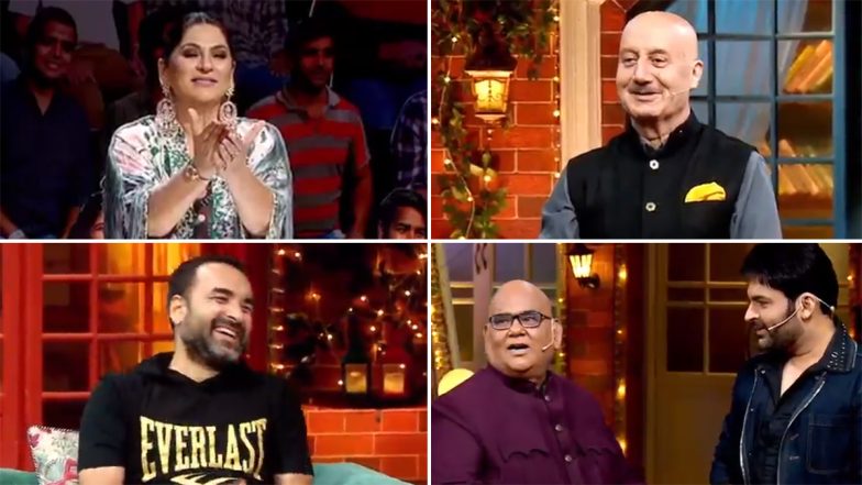 The Kapil Sharma Show Video: अनुपम खेर-सतीश कौशिक ने दर्शकों के सामने अर्चना पूरण सिंह के साथ किया फ्लर्ट, पंकज त्रिपाठी भी हुए लोटपोट