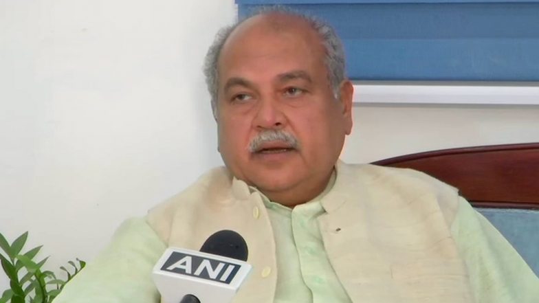 सरकार किसानों के साथ कृषि विधेयकों के अलावा अन्य मुद्दों पर बात करने को तैयार: नरेंद्र सिंह तोमर