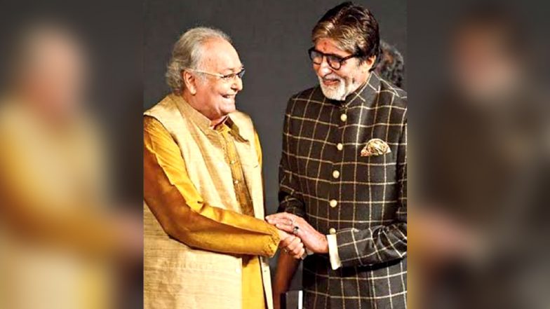 RIP Soumitra Chatterjee: मशहूर&nbsp;एक्टर सौमित्र चटर्जी के निधन पर भावुक हुए अमिताभ बच्चन, ये फोटो शेयर करके दी श्रद्धांजलि