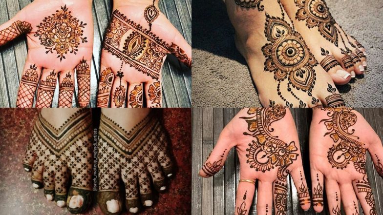 Ahoi Ashtami 2020 Mehndi Designs: अहोई अष्टमी के शुभ अवसर पर अपने हाथों और पैरों में रचाएं मेहंदी, देखें आसान और आकर्षक डिजाइन्स