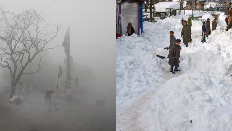 Weather Update: कश्मीर में बर्फबारी के बाद उत्तर भारत के अधिकतर हिस्सों में तापमान में गिरावट दर्ज, तीन दक्षिणी राज्यों में चक्रवात की आशंका
