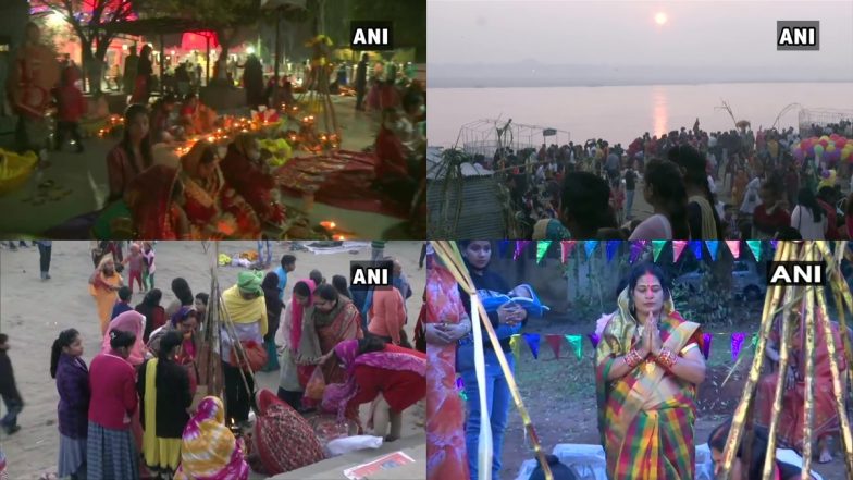 Chhath Puja 2020: देश के कई हिस्सों में छठ पूजा महापर्व के चौथे दिन लाखों व्रतियों ने अर्पित की 'ऊषा अर्घ्य'