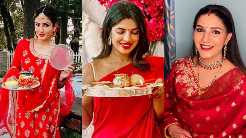 Karwa Chauth 2020: प्रियंका चोपड़ा से लेकर सपना चौधरी तक देखिए सेलेब्स का करवा चौथ पर ट्रेडिशनल लुक (Photos)