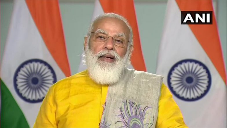 दिल्ली: प्रधानमंत्री नरेंद्र मोदी ने वीडियो कांफ्रेंसिंग के जरिए राजस्थान और गुजरात में दो आयुर्वेद संस्थानों का किया उद्घाटन