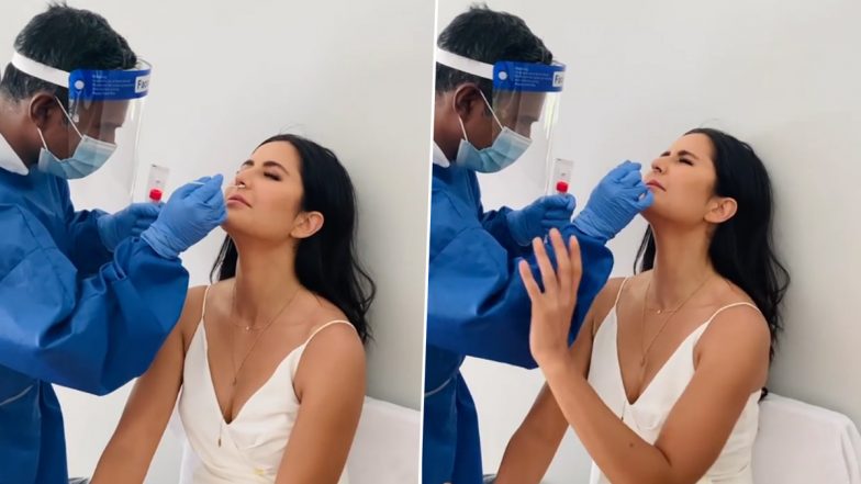 Katrina Kaif Undergoes COVID-19 Test: कैटरीना कैफ ने शूटिंग से पहले कराई कोरोना वायरस टेस्ट, शेयर किया ये Video! 