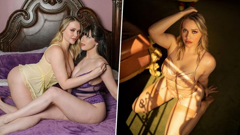 XXX Pornstar Mia Malkova Photos: पोर्नस्टार मिया मालकोवा ने अपनी साथी संग हुईं रोमांटिक, बेड पर पोस्ट की ये हॉट फोटो