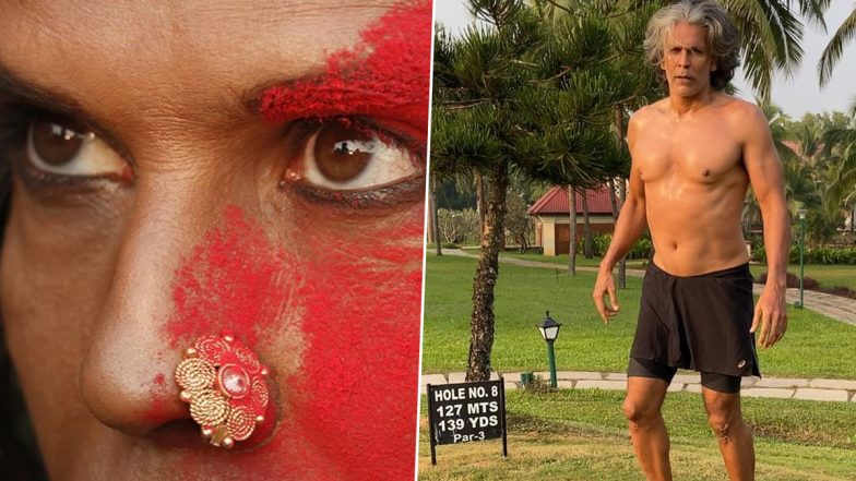 Milind Soman ने नथनी और सिंदूर के साथ शेयर की ये हैरान कर देने वाली तस्वीर, फैंस पूछे- लक्ष्मी को प्रमोट कर रहे हो क्या?