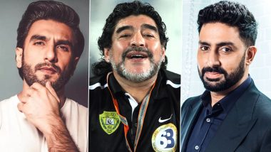 RIP Diego Maradona: मशहूर फुटबॉलर डिएगो माराडोना के निधन पर रणवीर सिंह और अभिषेक बच्चन ने सोशल मीडिया पर जताया शोक!