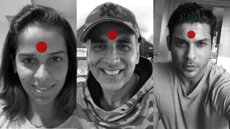 Laxmii: अक्षय कुमार के बाद साइना नेहवाल से लेकर सिद्धार्थ शुक्ला तक, इन सेलिब्रिटीज ने लगाई समानता की बिंदी 