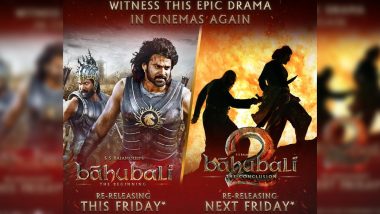 Bahubali to Re-release in Theaters: प्रभास के फैंस के लिए आई बड़ी खुशखबरी, सिनेमाघरों में दोबारा रिलीज होगी 'बाहुबली' सीरीज