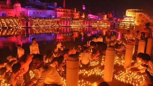 दिवाली के मौके पर  अयोध्या में दीपोत्सव कार्यक्रम  दूरदर्शन पर देखें लाइव 