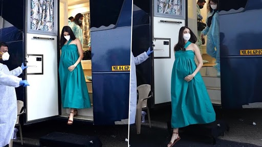 प्रेग्नेंट Anushka Sharma ने शूटिंग सेट पर की वापसी, मुंबई से आई ये लेटेस्ट Photos