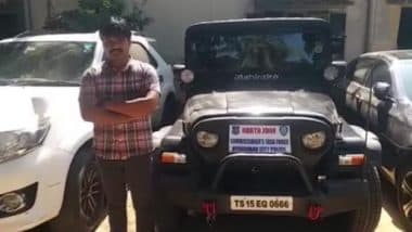 Telangana: आर्मी ऑफिसर बताकर शख्स ने ठगे 6 करोड़ रुपए, 17 परिवारों को बनाया शिकार Telangana: आर्मी ऑफिसर बताकर शख्स ने ठगे 6 करोड़ रुपए, 17 परिवारों को बनाया शिकार