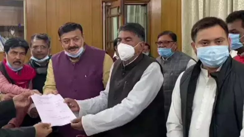 बिहार: महागठबंधन ने भी उतारा विधानसभा अध्यक्ष पद पर प्रत्याशी, अवध बिहारी चौधरी ने स्पीकर पद के लिए भरा नामांकन