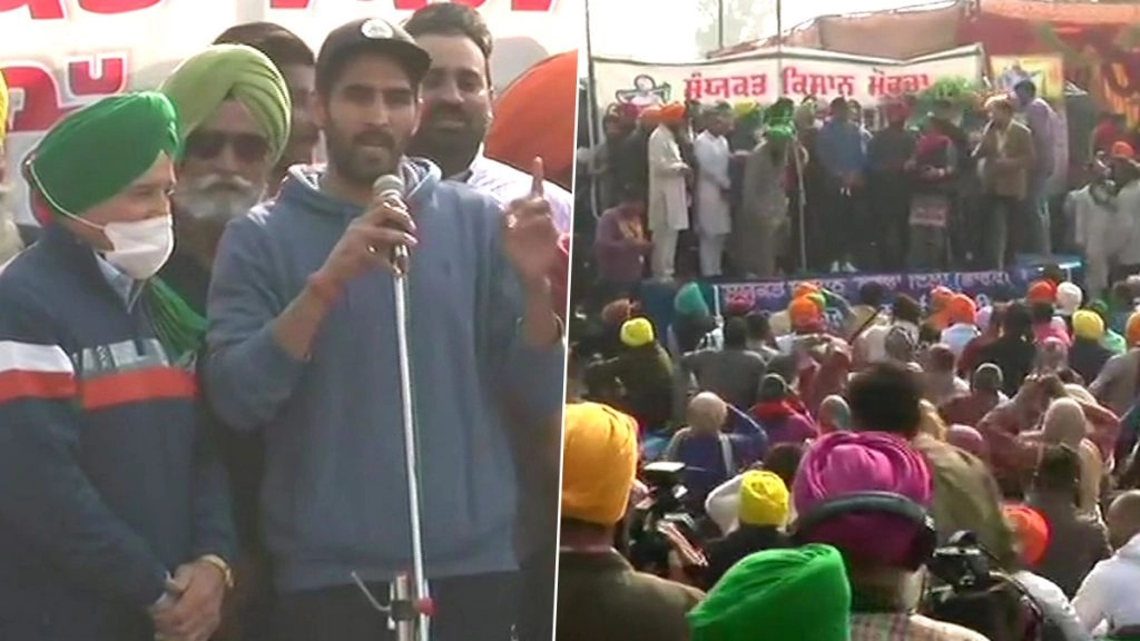 बॉक्सर विजेंदर सिंह, बोले-अगर सरकार ये काले कानून वापस नहीं लेती है तो मैं खेल का सबसे बड़ा सम्मान 'राजीव गांधी खेल पुरस्कार' वापस करूंगा