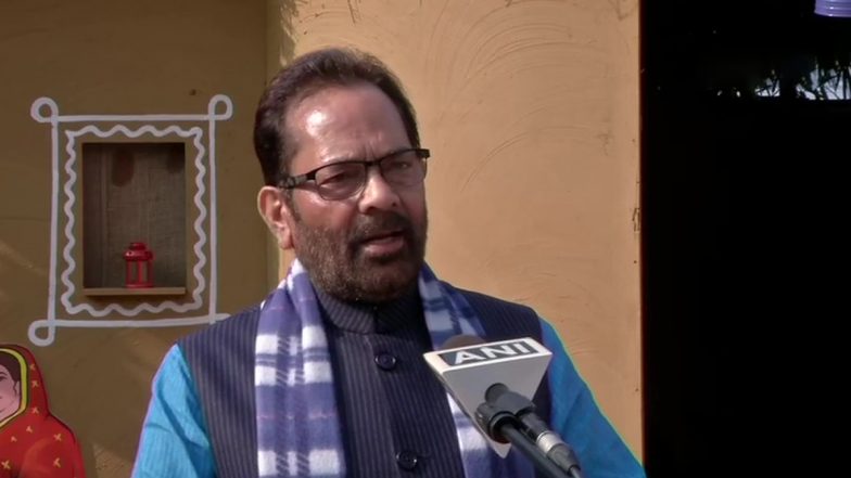 मुख्यमंत्री योगी आदित्यनाथ ने जिनकी दुकानें बंद करा दी है, वो बौखलाए हुए हैं: मुख्तार अब्बास नकवी