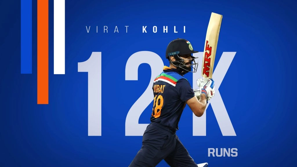 विराट कोहली वनडे क्रिकेट में भारत के लिए 12 हजार रन बनाने वाले बनें दुसरे खिलाड़ी