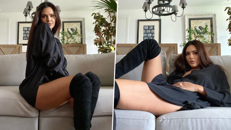 Esha Gupta Hot Photos: ईशा गुप्ता ने ब्लैक ड्रेस पहन फ्लॉन्ट किया अपना सेक्सी लुक, होश उड़ा देने वाली फोटो की शेयर