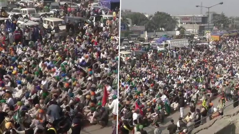 Farmers Protest: दिल्ली-नोएडा बॉर्डर पर किसानों का विरोध प्रदर्शन जारी, गृह मंत्री अमित शाह के घर पर हाईलेवल बैठक