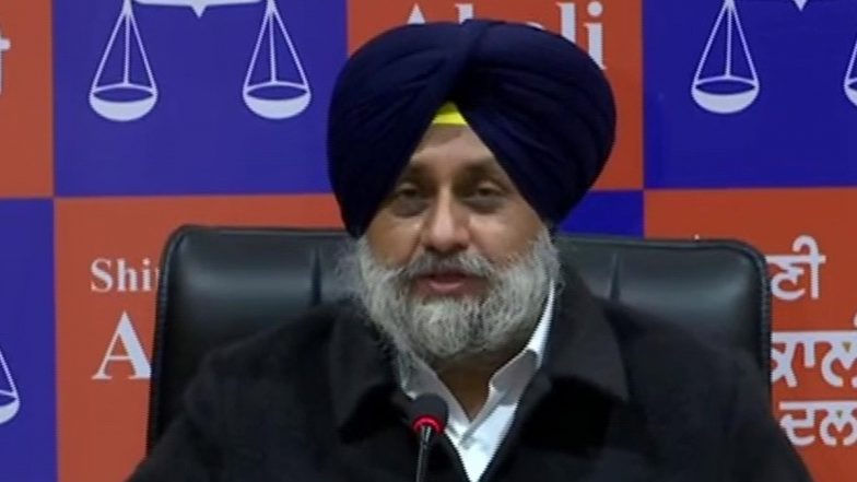 Farmers Protest: सुखबीर सिंह बादल बोले- केंद्र सरकार ने देश के अन्नदाता के खिलाफ लड़ाई लड़ने का फैसला किया है