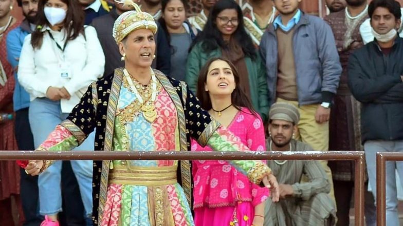 Atrangi Re: आगरा में दूसरे दिन भी हुई अक्षय कुमार, सारा अली खान की फिल्म अतरंगी रे की शूटिंग