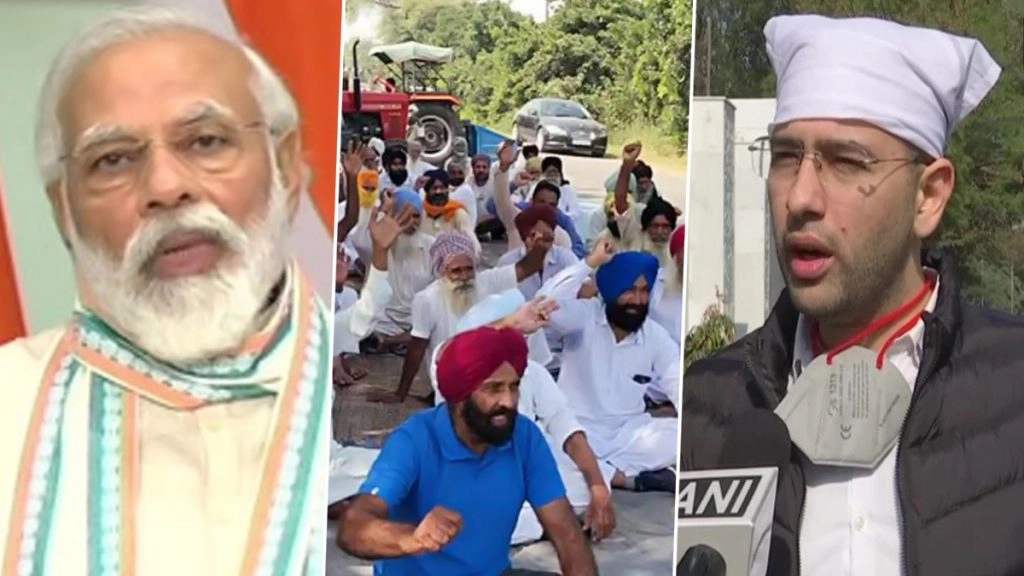 राघव चड्ढा का केंद्र पर निशाना, कहा-किसानों के बैंक में पैसा डाल दो, यह सब मोदी सरकार की बरगलाने की कोशिश है