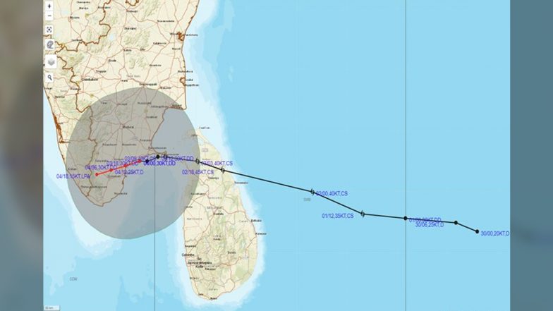 Cyclone Burevi Updates: तमिलनाडु से महज 40 किमी दूर, आपातस्थिति के लिए सेना, वायु सेना और नौसेना तैयार
