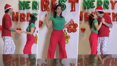 Sunny Leone Celebrates Christmas: सनी लियोनी ने पति के साथ क्यूट डांस करते हुए किया क्रिसमस का स्वागत, देखिए दिल जीत लेने वाला वीडियो