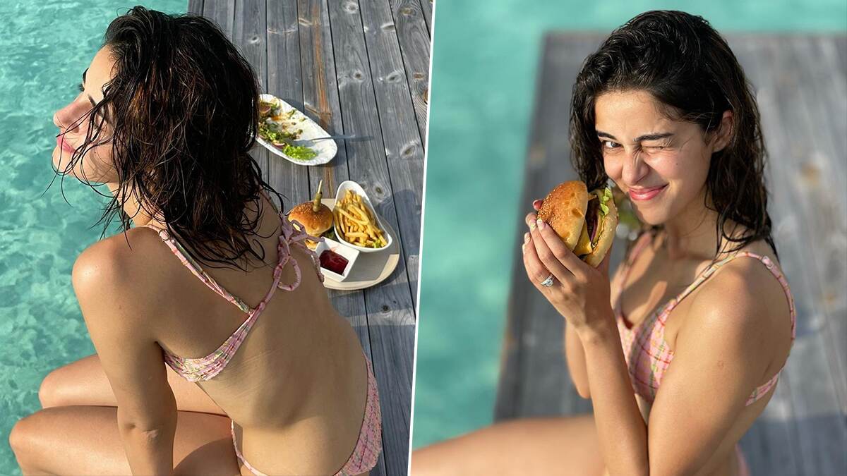 Ananya Panday Bikini Photos: पूल के किनारे बैठ अनन्या पांडे ने शेयर की हॉट तस्वीरें