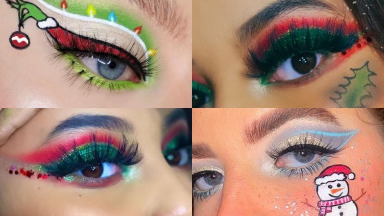 Christmas 2020 Makeup Ideas: क्रिसमस ट्री आइब्रो से लेकर कैंडी केन आईलाइनर तक, इस हॉलिडे पर ट्राय करें यह ब्यूटी ट्रेंड्स