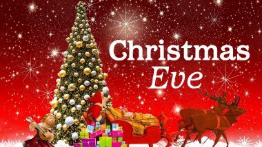 Christmas Eve 2020 Greetings and Messages: क्रिसमस की पूर्व संध्या की दें शुभकामनाएं, भेजें ये WhatsApp Stickers, Xmas Tree HD Images और सैंटा क्लॉज की फोटोज