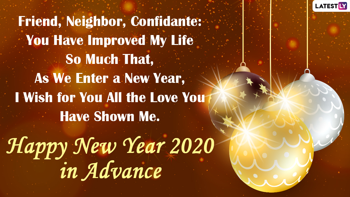 Happy New Year 2021 Advance Wishes: अपने दोस्तों और ...