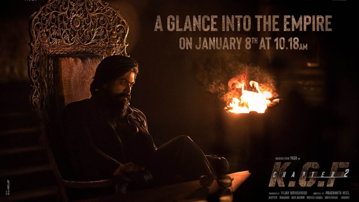 KGF Chapter 2: यश और संजय दत्त की फिल्म केजीएफ चैप्टर 2 का दमदार पोस्टर आया सामने, इस दिन टीजर होगा रिलीज