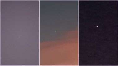 Winter Solstice Great Conjunction 2020 Photos: आसमान में क्रिसमस स्टार की तरह दिखे बृहस्पति और शनि, यूजर्स ने शेयर की मनमोहक तस्वीरें