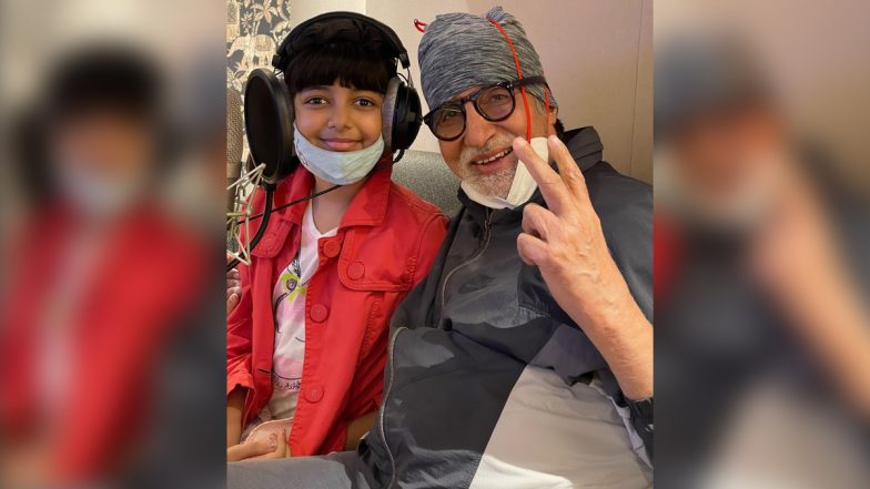 Amitabh Bachchan ने बहु Aishwarya Rai और पोती Aaradhya संग रिकॉर्ड किया गाना