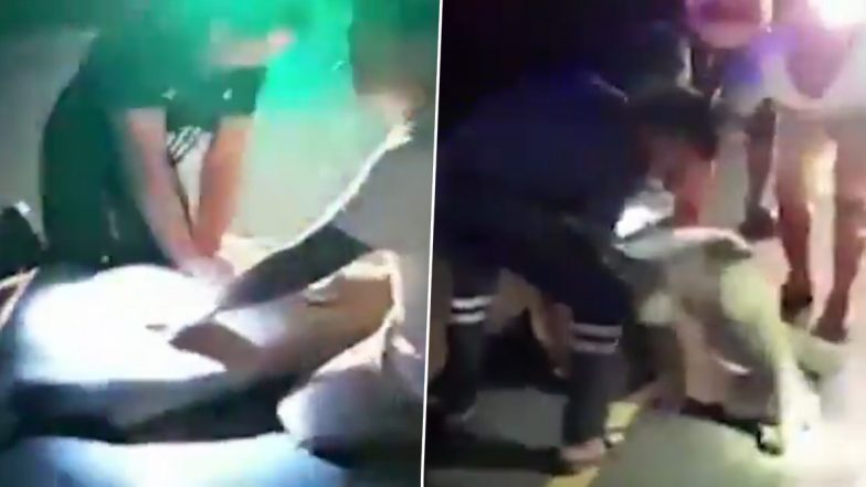 Viral Video: सड़क पार कर रहे नन्हे हाथी को मोटरसाइकिल ने मारी टक्कर तो शख्स ने ऐसे बचाई उसकी जान
