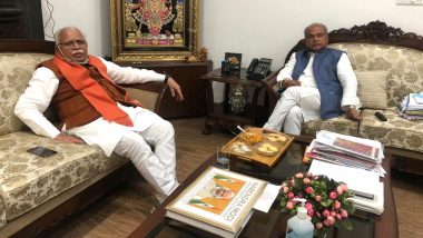 Bharat Bandh: भारत बंद के बीच केंद्रीय कृषि मंत्री से मिले हरियाणा के सीएम मनोहर लाल खट्टर, कृषि कानूनों पर होगी चर्चा