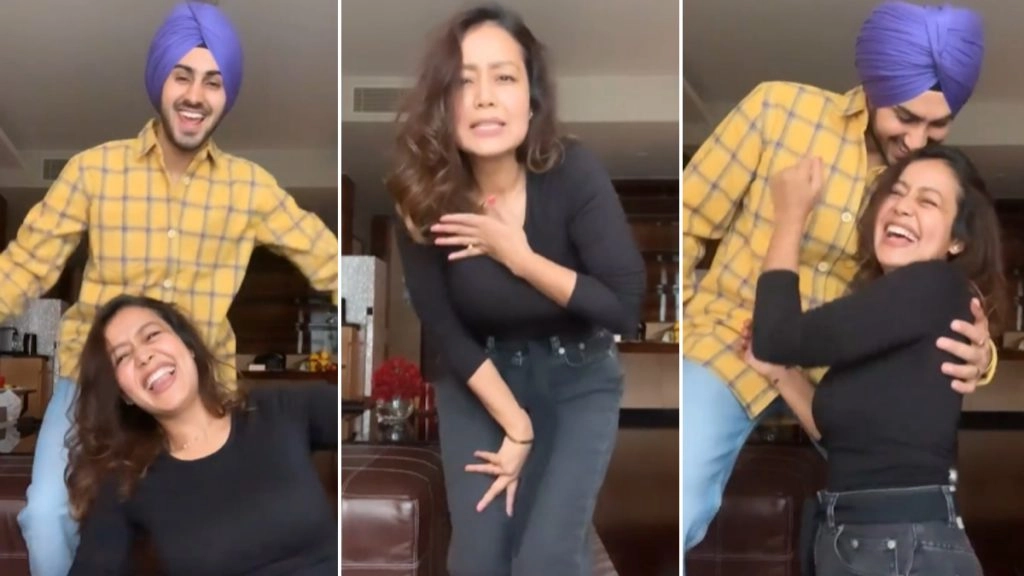  वीडियो: नेहा कक्कड़ ने रोहनप्रीत सिंह संग 'नाच मेरी लैला सॉन्ग पर किया हॉट डांस